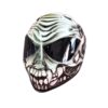 Black and white alien custom hamdmade helmet