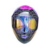 pink and purple roses woman custom handmade helmet