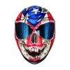 puerto rican flag custom handmade helmet front