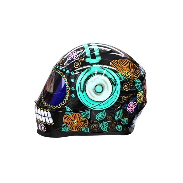 1_Beautiful-flower-helmet c