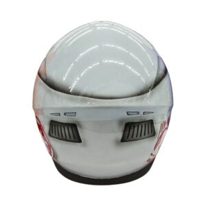 star wars style custom handmade motorcycle helmet back side