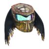 alien predator style custom handmade motorcycle helmet