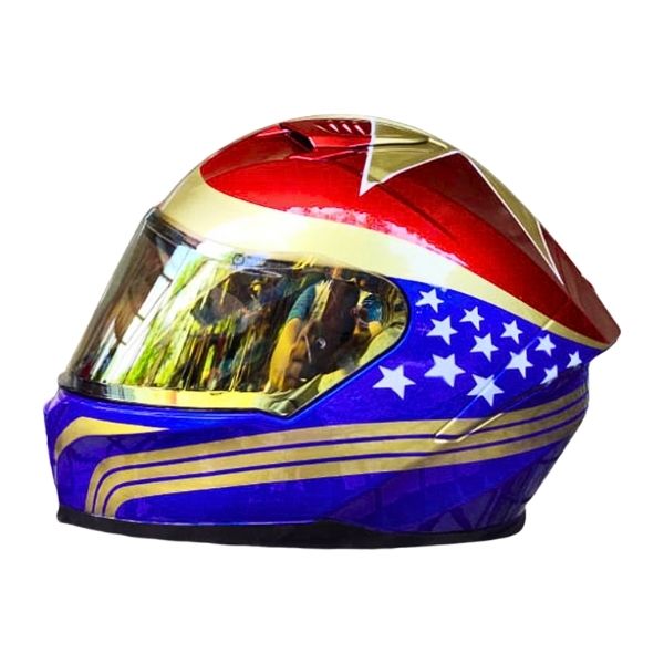 3_Ironman-handmade-helmet z ironman style custom handmade motorcycle helmet left side