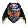 national flag predator style custom handmade motorcycle helmet