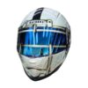 american footbal pyrate style custom handmade motorcycle helmet