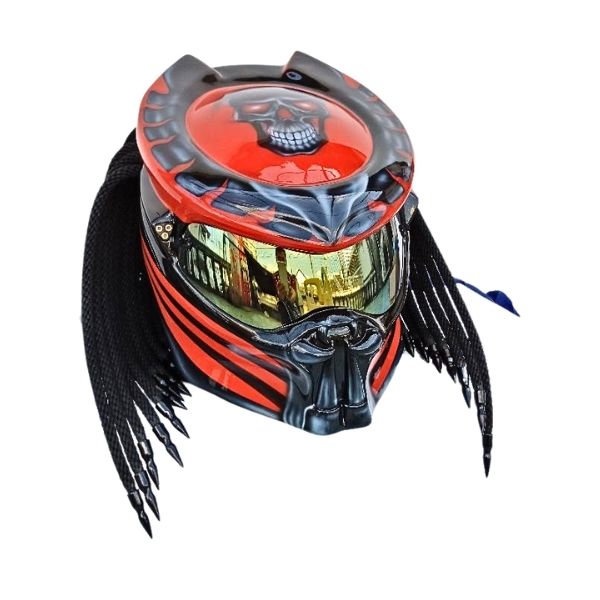 3_Red-ghost-helmet side