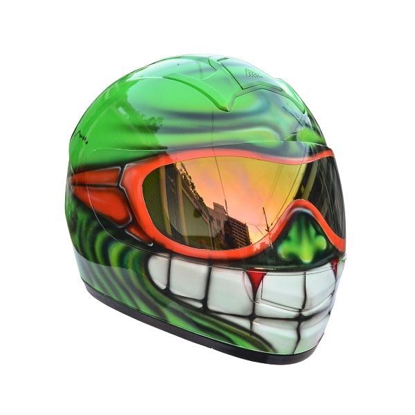 4_Green smiley-helmet e