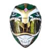 green wonder woman style custom handmade motorcycle helmet