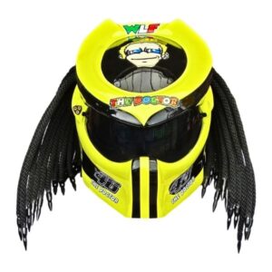 rossi the doctor 46 style custom handmde motorcycle helmet