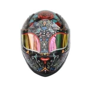 cat style custom handmade motorcycle helmet