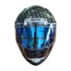 saints amecican football style custom handmade motorcycle helmet